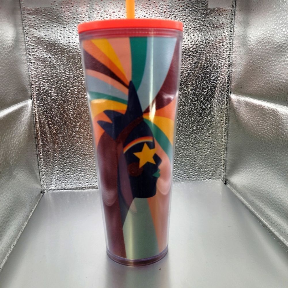 NWT! Starbucks 2020 Pride Rainbow Siren 24oz Venti Plastic Tumbler